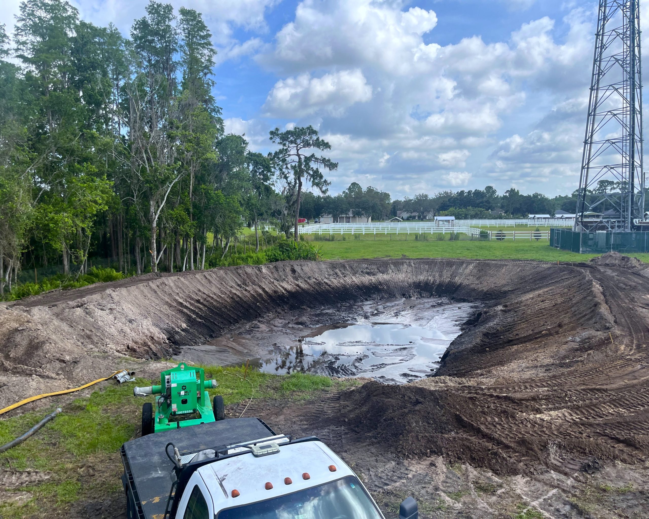 Property after storm cleanup