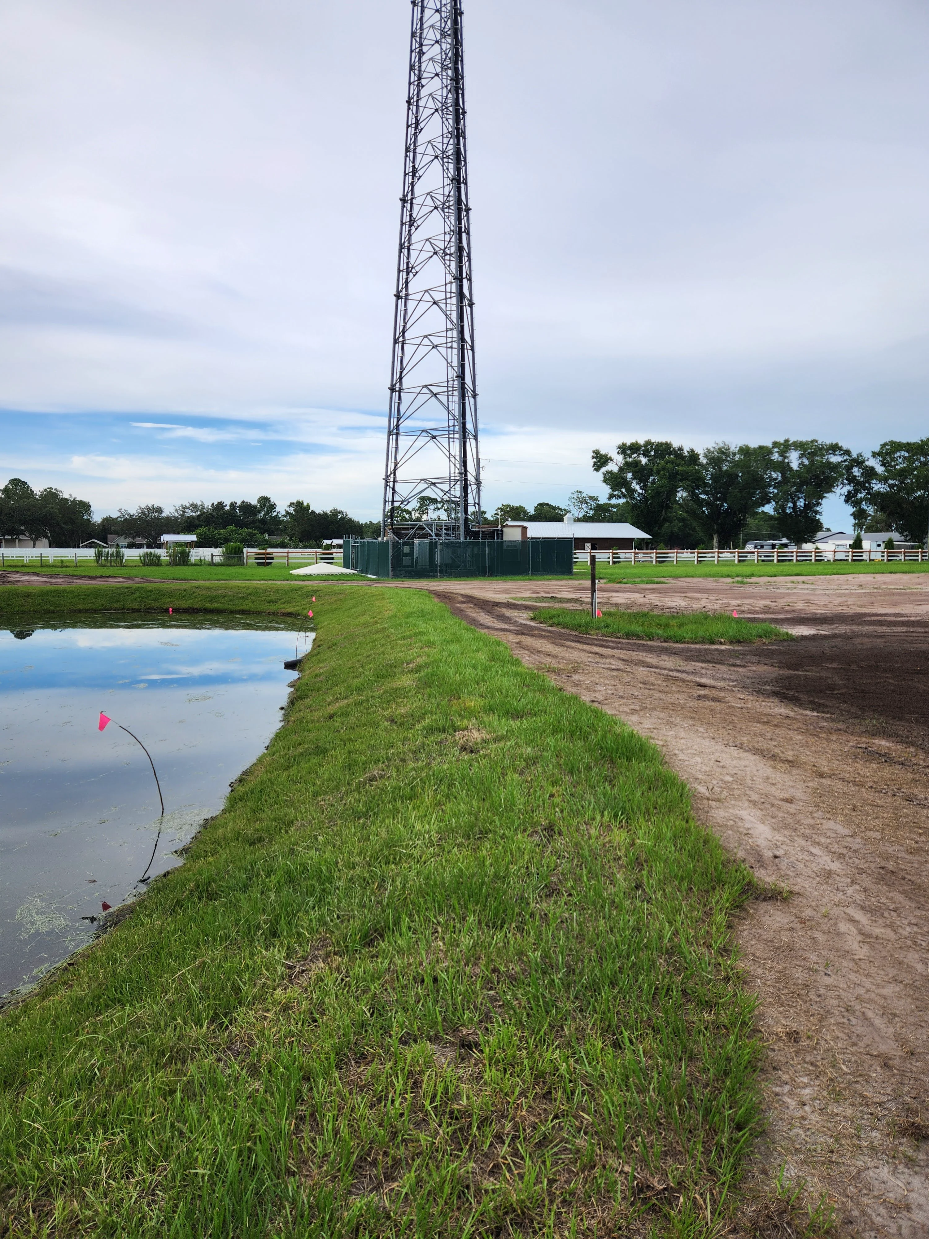 A Berm to Prevent Washouts
