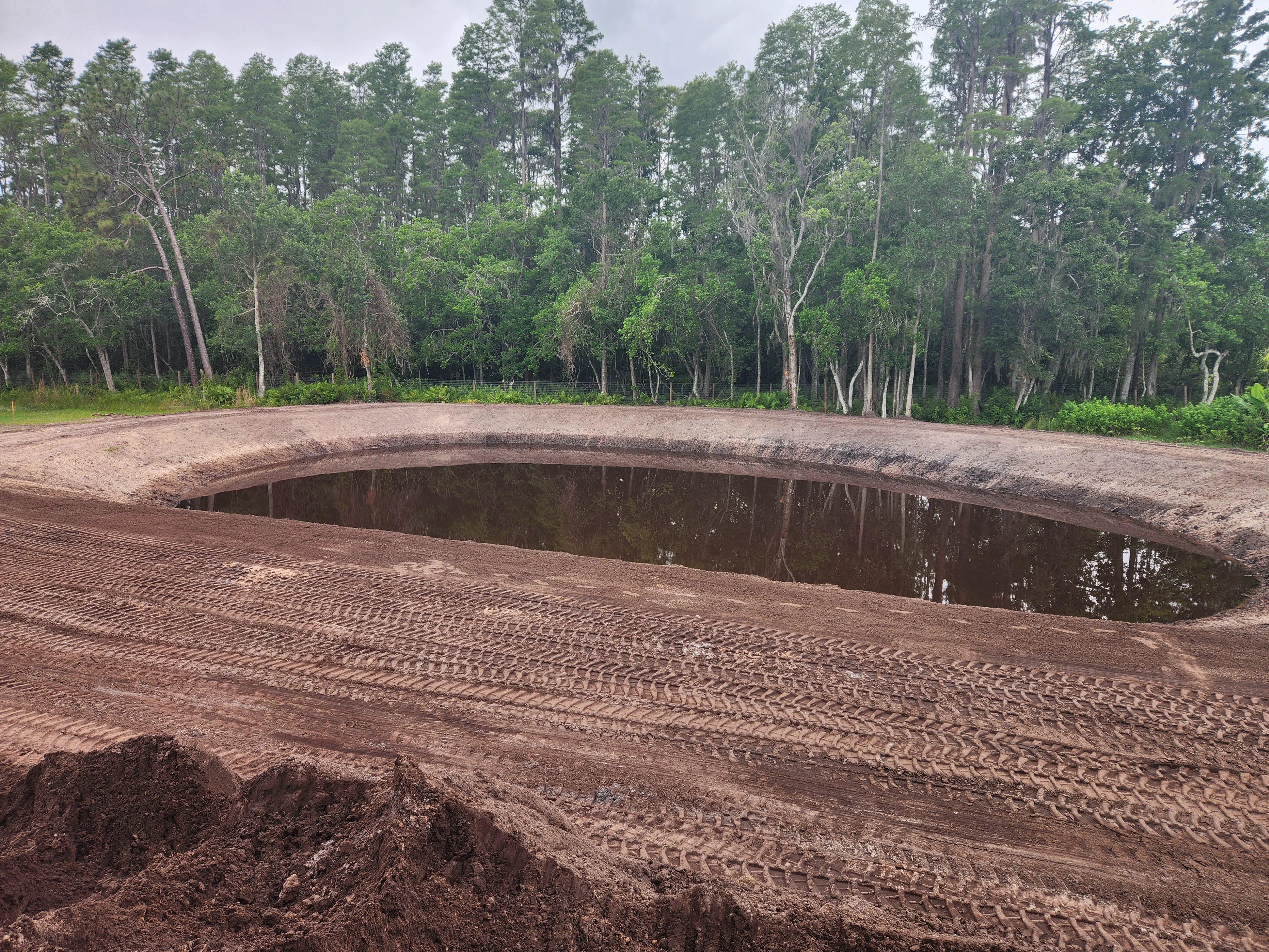 Pond Before Final Berm