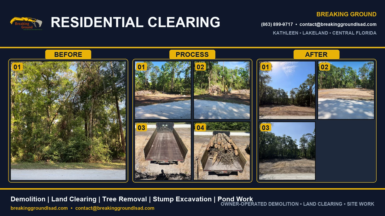 Residential Land Clearing